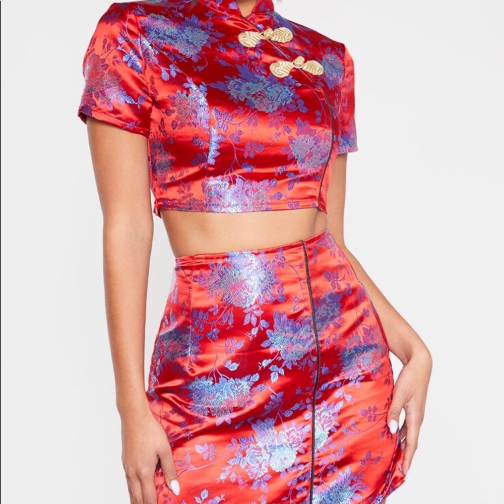PRETTYLITTLETHING SKIRT SET - SIZE 8